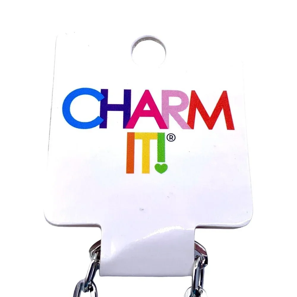 Charm-It Charm Bracelet Choice of Pink Silver Tone Suite Life NOS